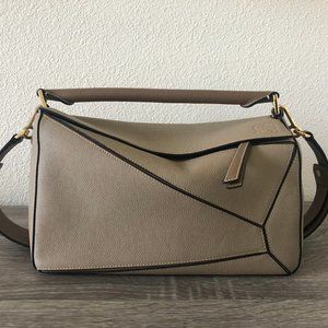Loewe Medium Puzzle Bag in Soft Grained Calfskin